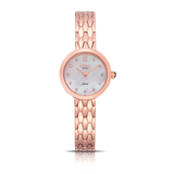 Loyal Women's Enigma Rose PVD Quartz Dress Watch Mother-Of-Pearl Dial