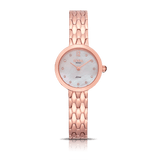 Loyal Women's Enigma Rose PVD Quartz Dress Watch Mother-Of-Pearl Dial
