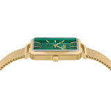 Side view of the Loyal Academy Gold PVD Women's Watch, reference 05A77FB01, showing the slim case profile and mesh bracelet construction. The 24.50mm quartz watch sits low on the wrist, suited to both everyday and dressier occasions.