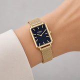 Loyal Academy Quartz Women's 24.50mm Watch 05A77FB01C - A petite black dial watch on wrist. 