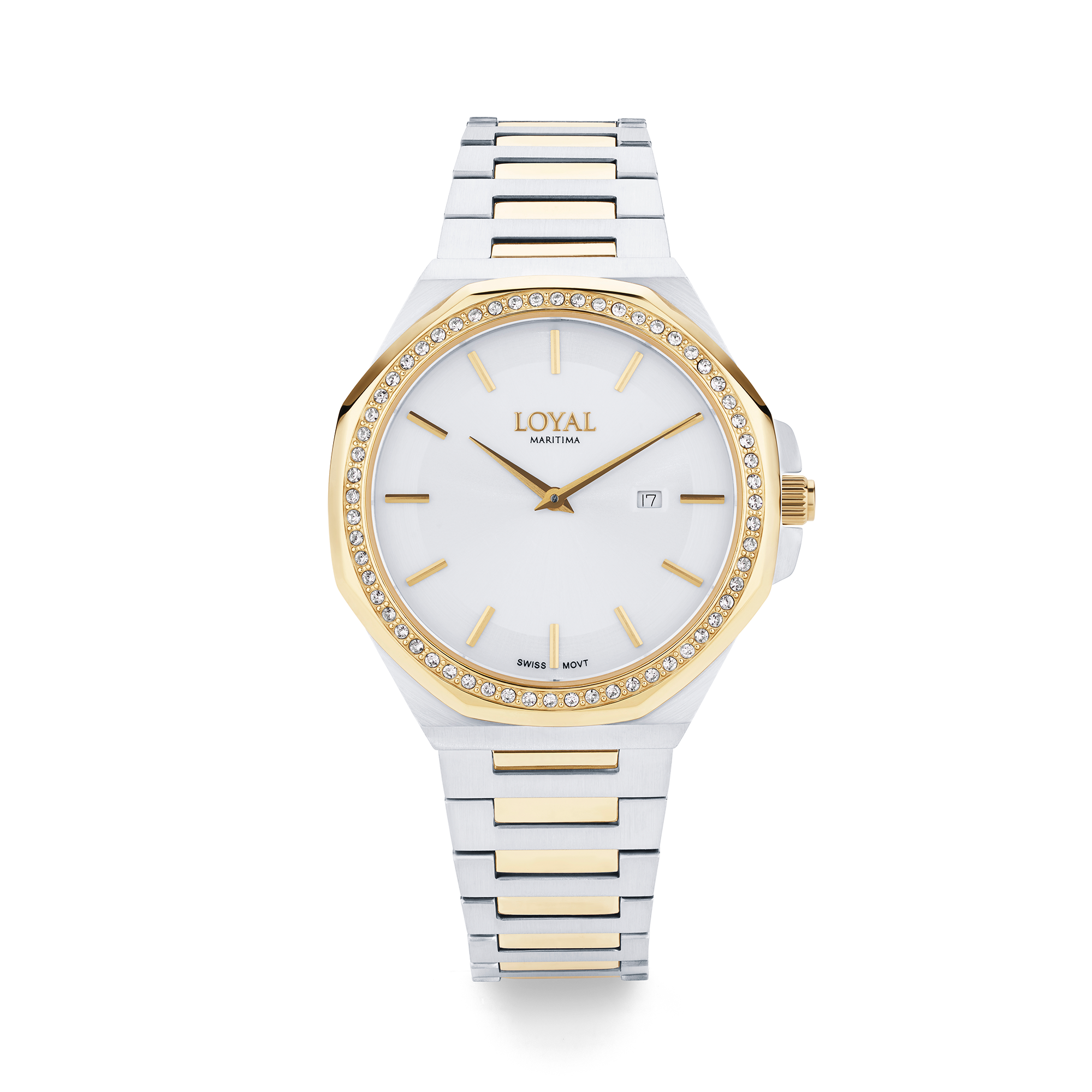 Loyal Maritima Women's 36mm Stainless Steel & Yellow IP Quartz Watch