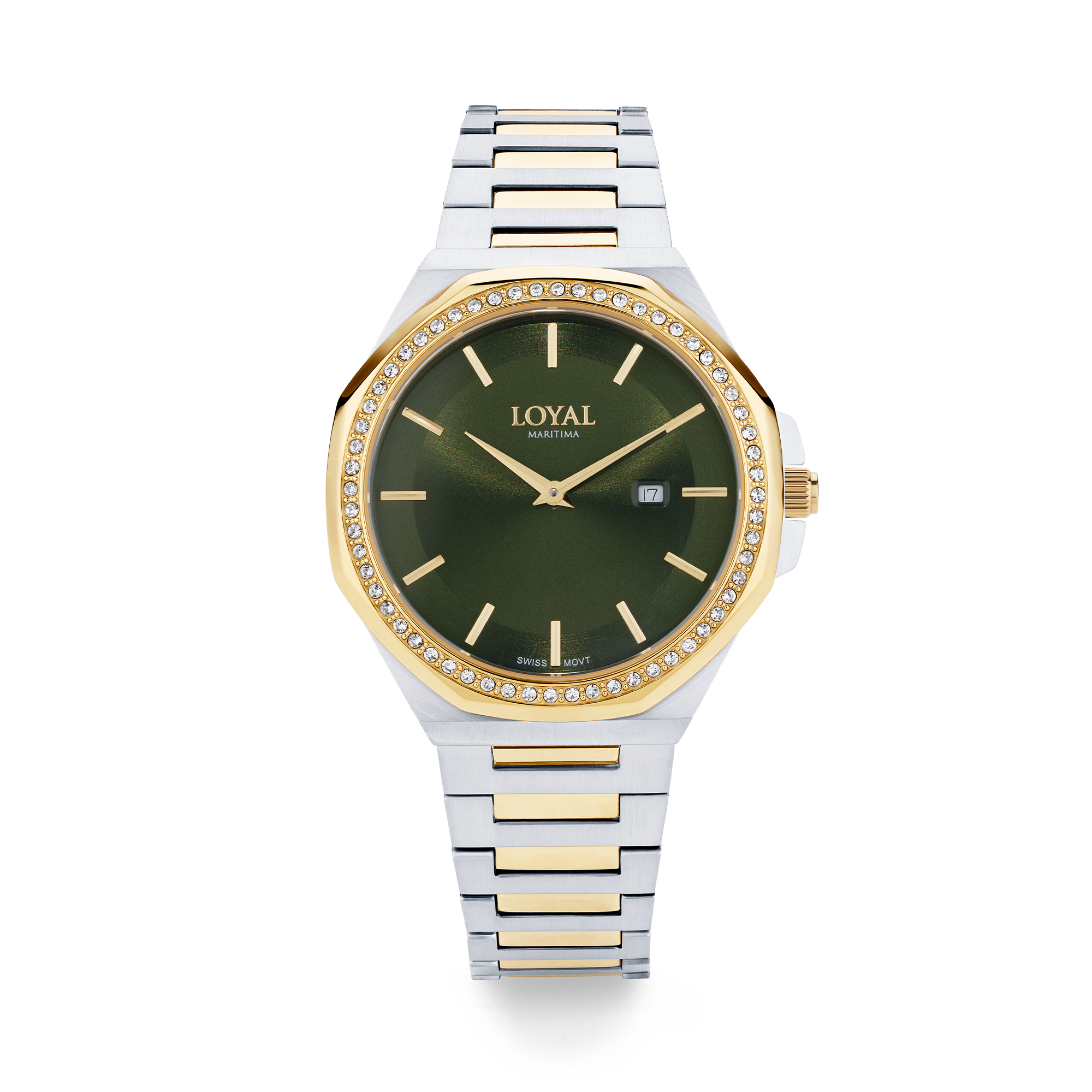 Loyal Maritima Women's 36mm Stainless Steel & Yellow IP Quartz Watch