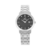 Loyal Women's Stainless Steel Quartz Watch Black Dial