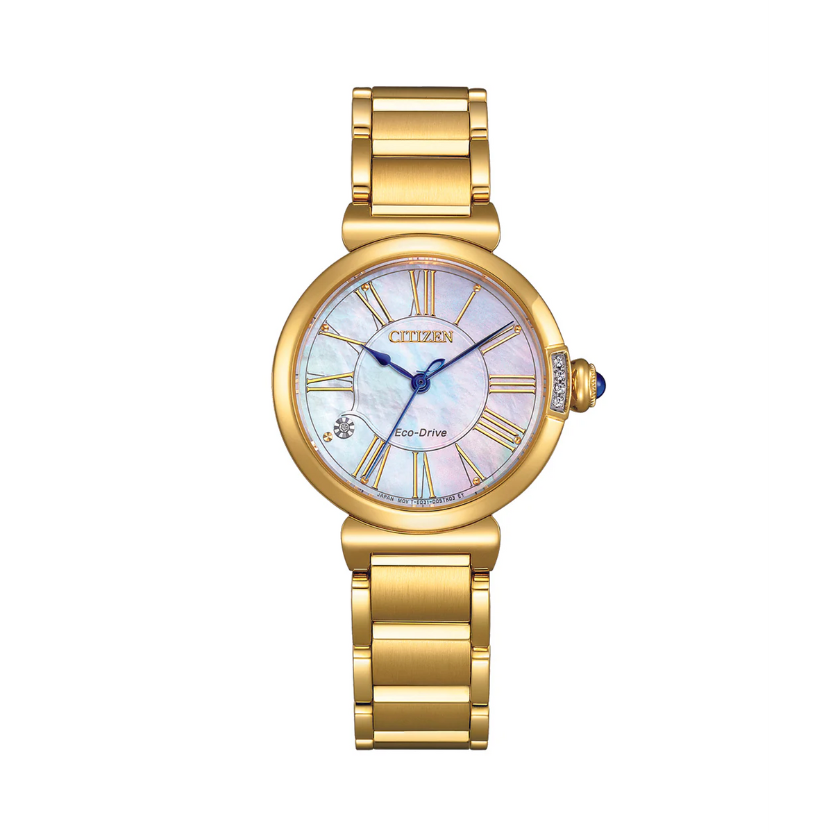 Citizen Eco Drive Women's 29mm Gold PVD Watch EM1062-57D