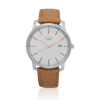 Loyal Enigma Men's Leather Strap Dress Watch