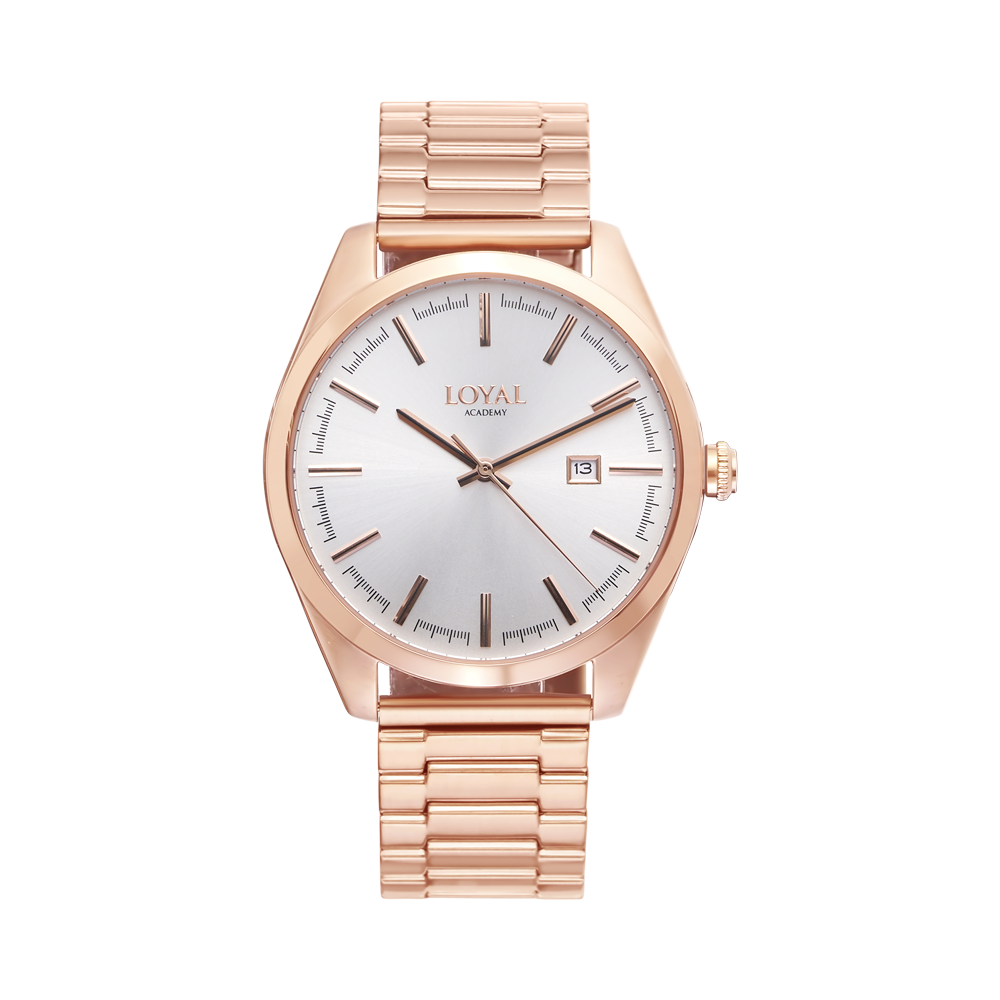 Loyal Womens Rose Tone Academy Watch