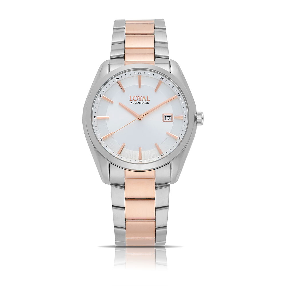 Loyal Men's Adventurer Quartz Sport Watch Silver Dial