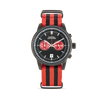 Loyal Adventurer Men's Black Plated Quartz Chronograph Watch