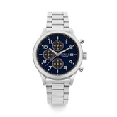 Loyal Adventurer Men's 42mm Stainless Steel Quartz Chronograph Watch