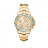 Michael Kors Women's 42mm Gold PVD Quartz Chronograph Watch MK7210 - Wallace Bishop