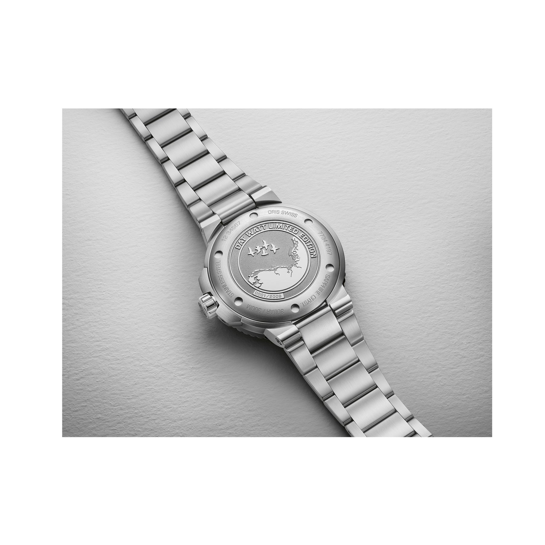 Oris Aquis 43.50mm Automatic Watch Dat Watt Limited Edition II 743 7734 4197-SET