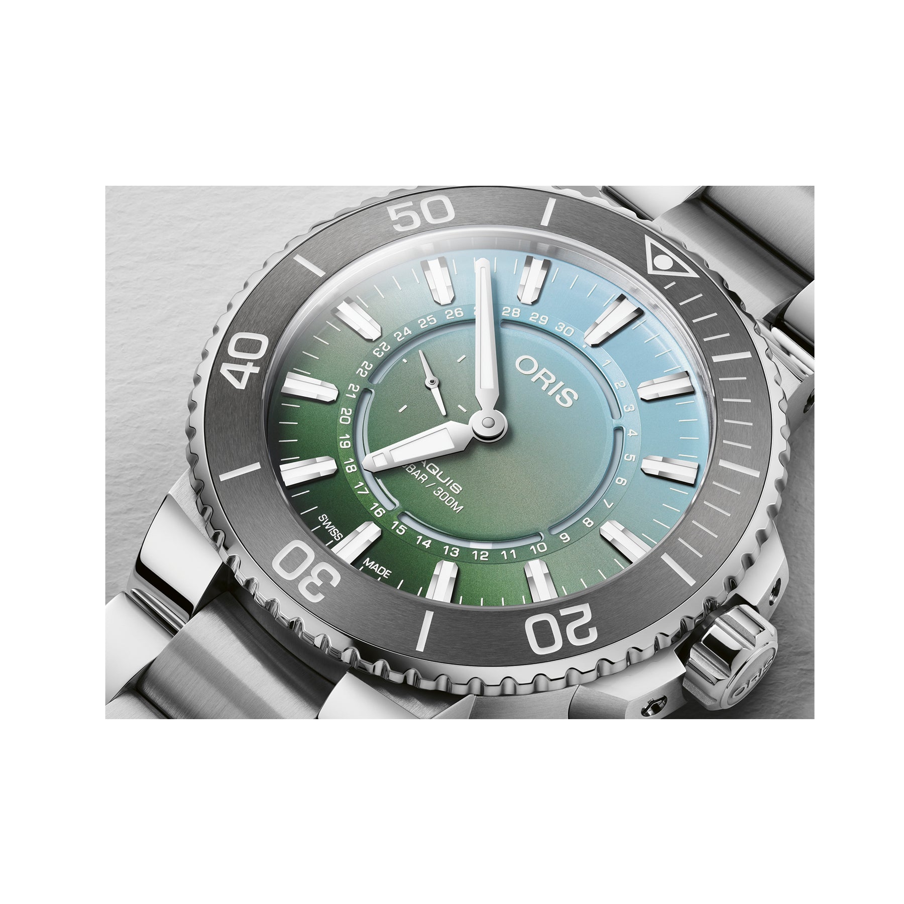 Oris Aquis 43.50mm Automatic Watch Dat Watt Limited Edition II 743 7734 4197-SET