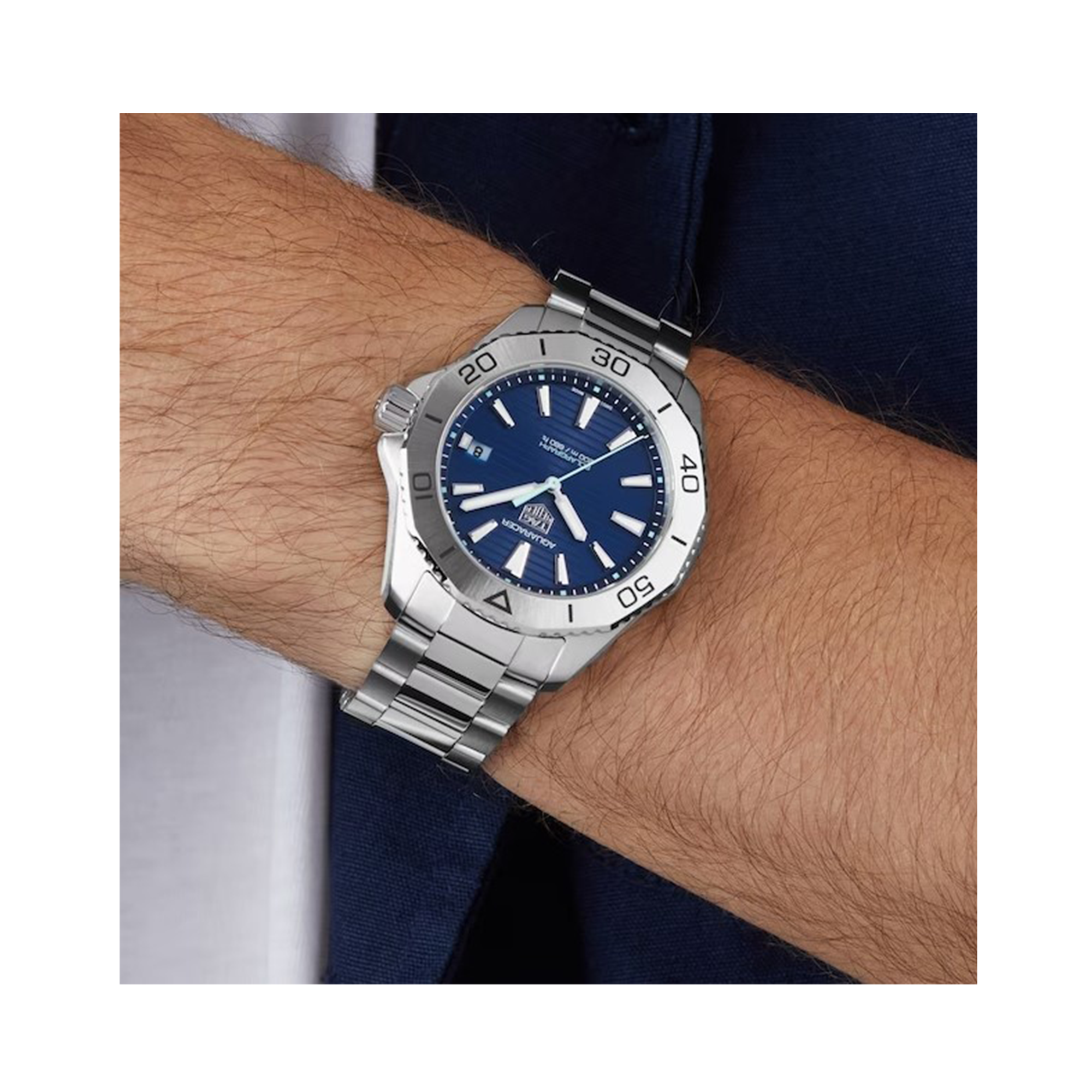 Aquaracer sales blue dial