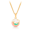 Children's Rainbow Pendant in 9ct Yellow Gold & Enamel