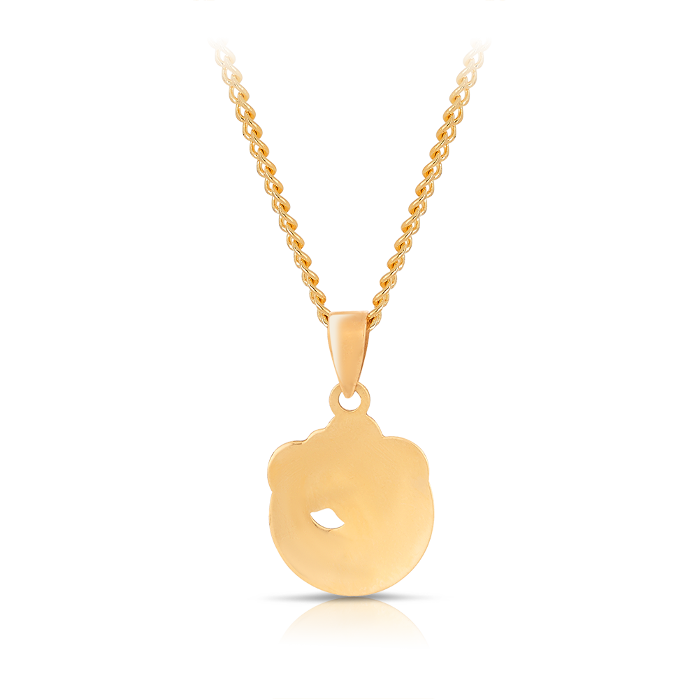Children's Rainbow Pendant in 9ct Yellow Gold & Enamel