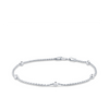 19cm Ball Station Bracelet in Sterling Silver