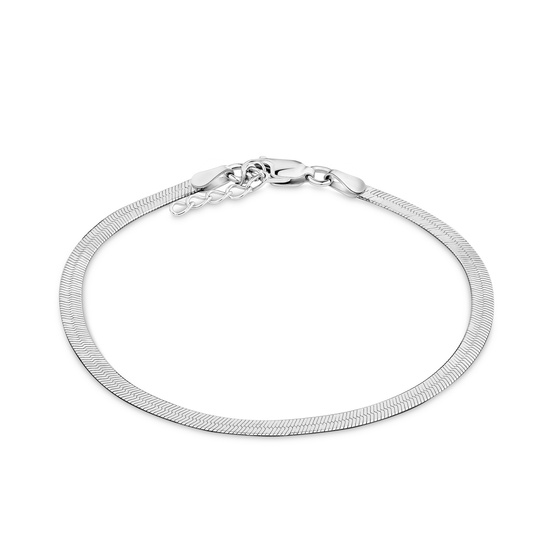 Herringbone Bracelet in Sterling Silver – Wallace Bishop
