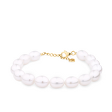 Freshwater Pearl Bracelet in 9ct Yellow Gold