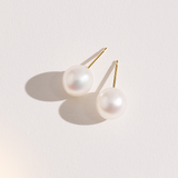 Freshwater Pearl Stud Earrings set in 9ct Yellow Gold