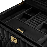 WOLF Lauren Medium Jewellery Box Black 349702