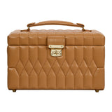 WOLF Lauren Medium Jewellery Box Caramel 349707