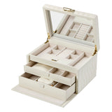 WOLF Lauren Medium Jewellery Box Ivory 349752