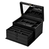 WOLF Lauren Large Jewellery Box Black 349802