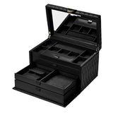 WOLF Lauren Large Jewellery Box Black 349802