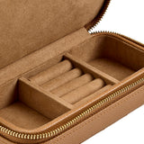 WOLF Lauren Large Jewellery Box Caramel 349807