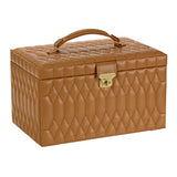 WOLF Lauren Large Jewellery Box Caramel 349807