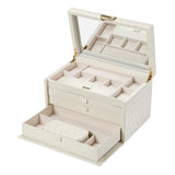 WOLF Lauren Large Jewellery Box Ivory 349852
