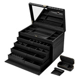 WOLF Lauren Extra Large Jewellery Box Black 349902