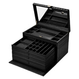 WOLF Lauren Extra Large Jewellery Box Black 349902