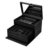 WOLF Lauren Extra Large Jewellery Box Black 349902