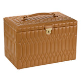 WOLF Lauren Extra Large Jewellery Box Caramel 349907