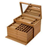 WOLF Lauren Extra Large Jewellery Box Caramel 349907