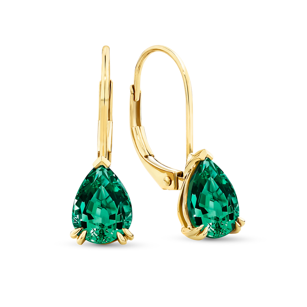 Baby 2025 emerald earrings