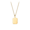Rectangular Pendant in 9ct Yellow Gold