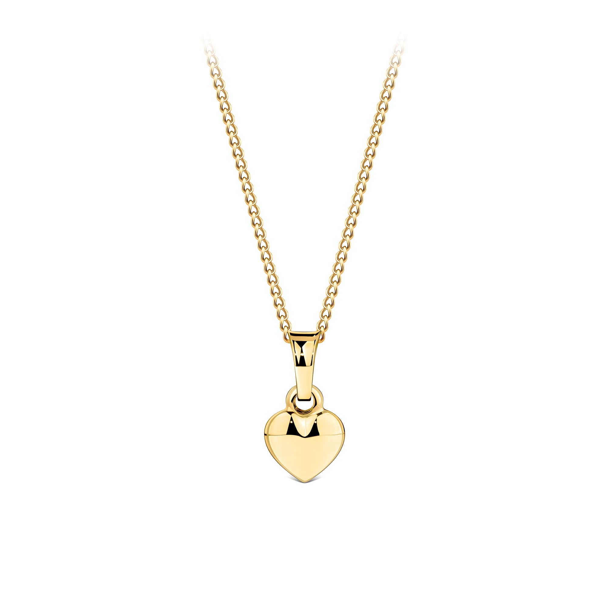 Small Heart Pendant in 9ct Yellow Gold