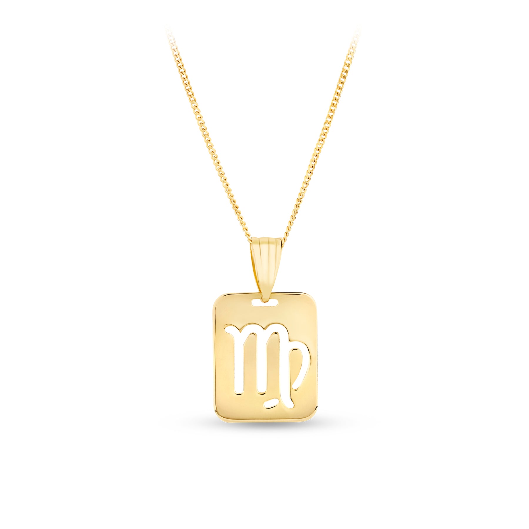 Zodiac Star Sign Pendant in 9ct Yellow Gold