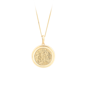 Gold sovereign pendant price shop