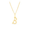 Initial Pendant in 9ct Yellow Gold
