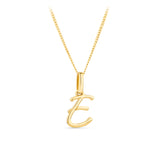 Initial Pendant in 9ct Yellow Gold
