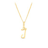 Initial Pendant in 9ct Yellow Gold