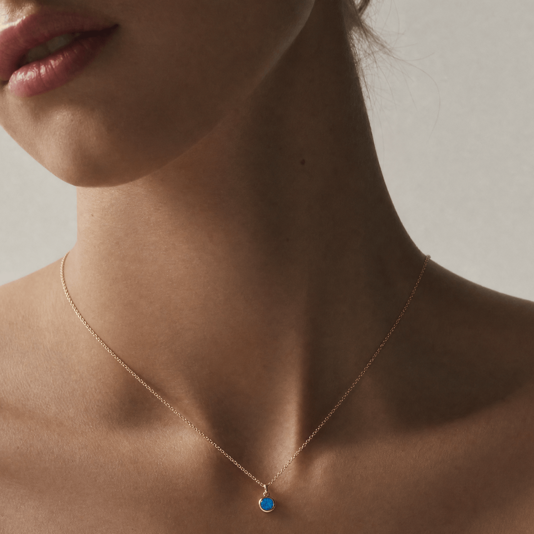 Triplet Opal Drop Pendant in 9ct Yellow Gold