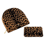 WOLF Leopard print pouches