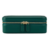 WOLF Sophia Forest Green Fruit Botanical Travel Zip Jewellery Case