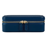 WOLF Sophia Indigo Fruit Botanical Travel Zip Jewellery Case 