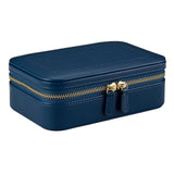 WOLF Sophia Indigo Fruit Botanical Travel Zip Jewellery Case 