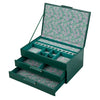WOLF Sophia Forest Green Fruit Botanical Large Jewellery Box